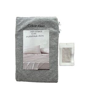 Calvin Klein CK  2-Pair King Pillowcases Alabaster Rose